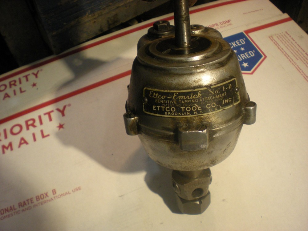 tapping head # 1morse taper 3/8 capacity ettco-emrick
