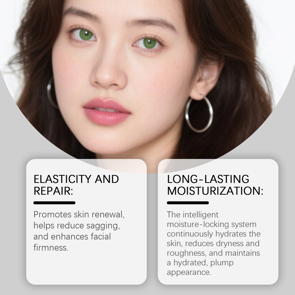 6Pcs Polypeptide Collagen Elastic Essence Cream Anti-Wrinkle Micro-Molecular 5ml