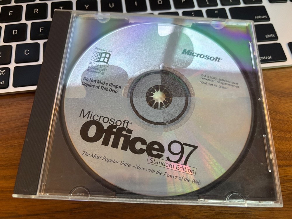 MICROSOFT OFFICE 97 PROFESSIONAL EDITION (CD, 1997 ) With CD Key Code