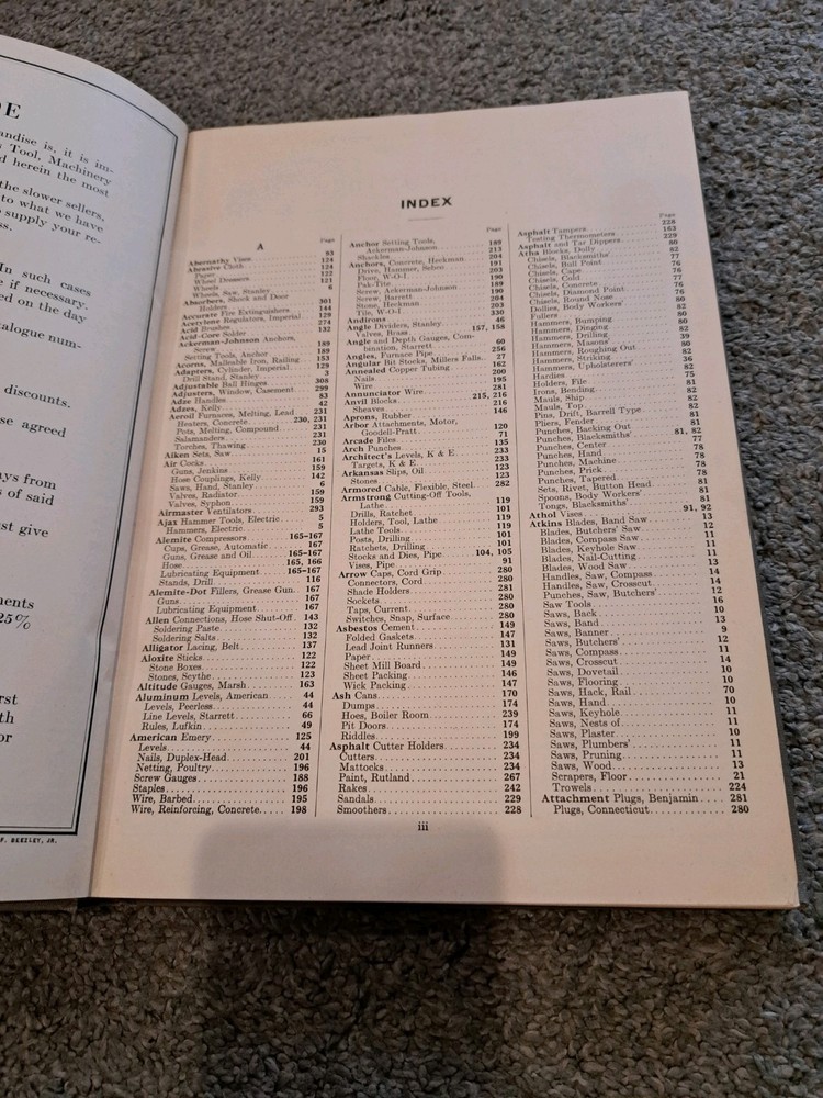 Clark and Barlow Hardware Co. Catalog B 1930
