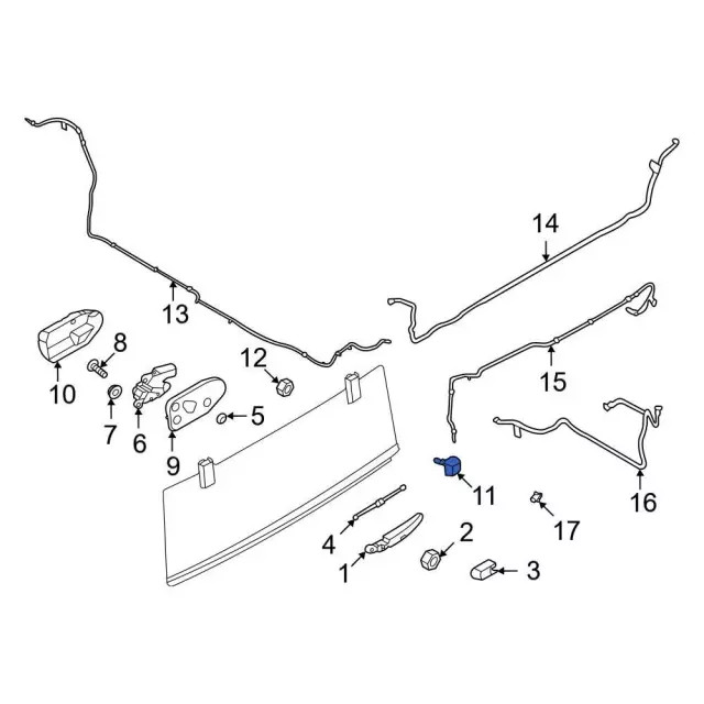 Genuine Ford Washer Nozzle M2DZ17603A
