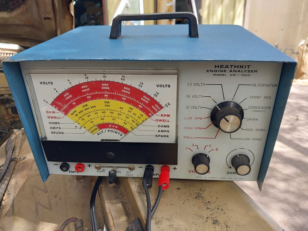 Heathkit Engine Analyzer CM-1050 works