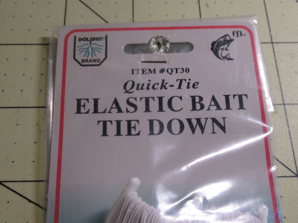 Dolphin Elastic E-Z Bait Tie Down Crab Fish Trap Quick Tie Secure