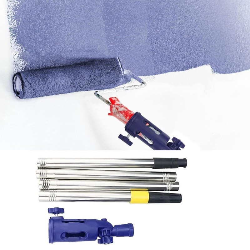 Ergonomic Paint Brush Extender For Angled Ceiling And Wall Surfaces Projects