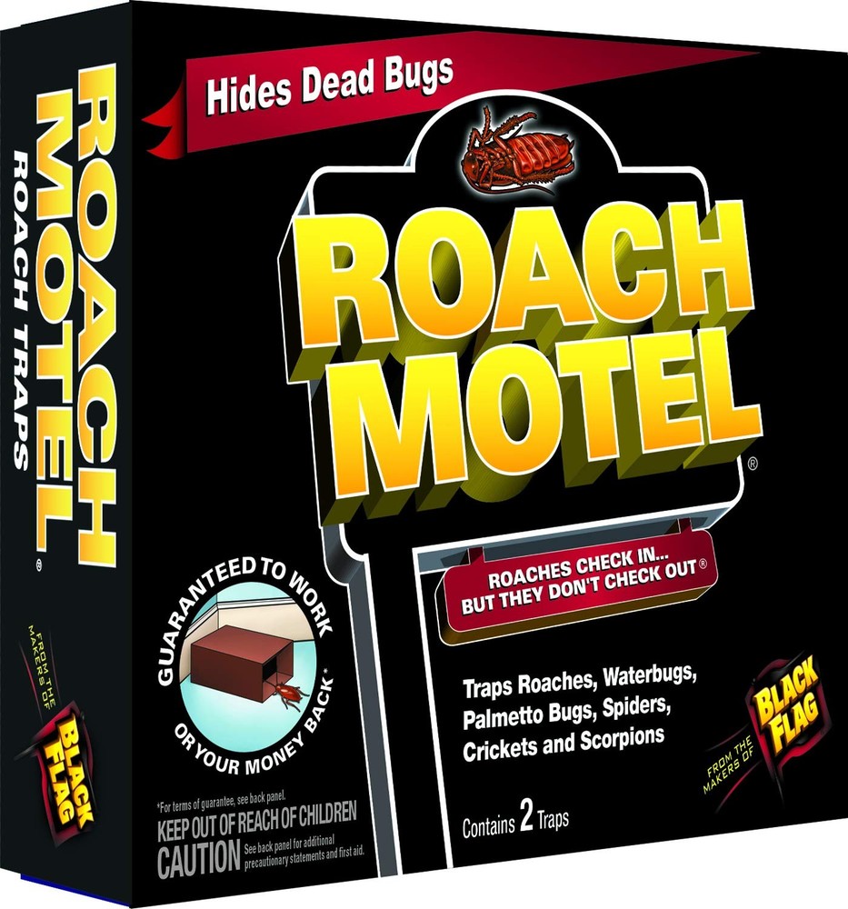 Black Flag Roach Motel Traps, 2-Count, 1-Pack 1 Pack,