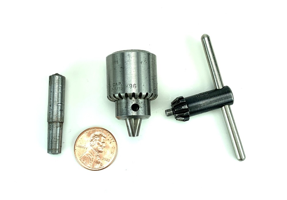 Rare Mini Jacobs Drill Chuck with Key.