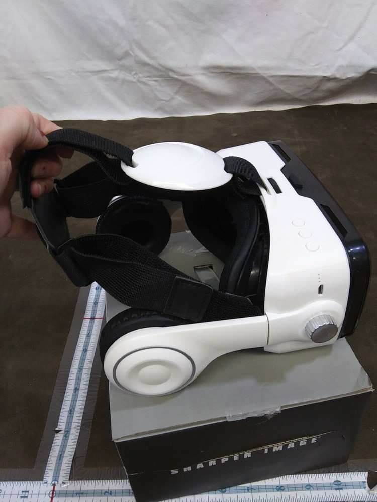 Sharper Image Virtual Reality VR Headset with built in headphones