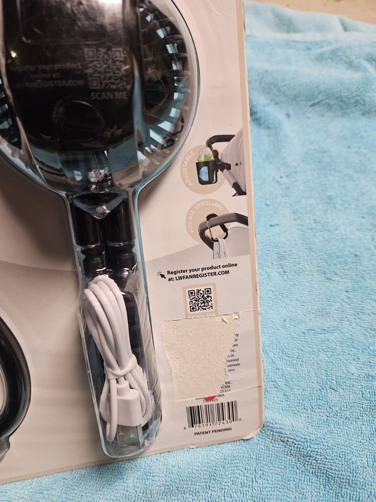 Travel Stroller Accessory 3 Piece Set Fan Stroller Cup, Stroller Hook