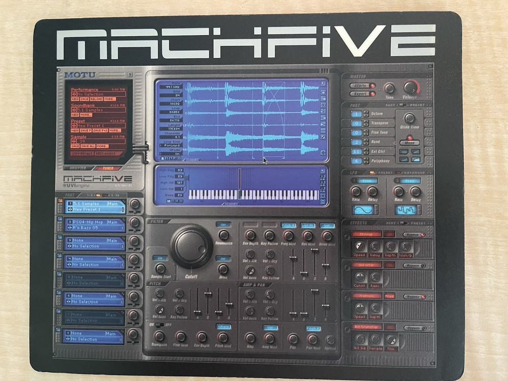 Rare MOTU MachFive  mouse pad