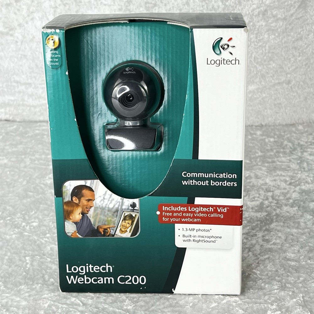 Logitech C200 Webcam - 960-000415 - New
