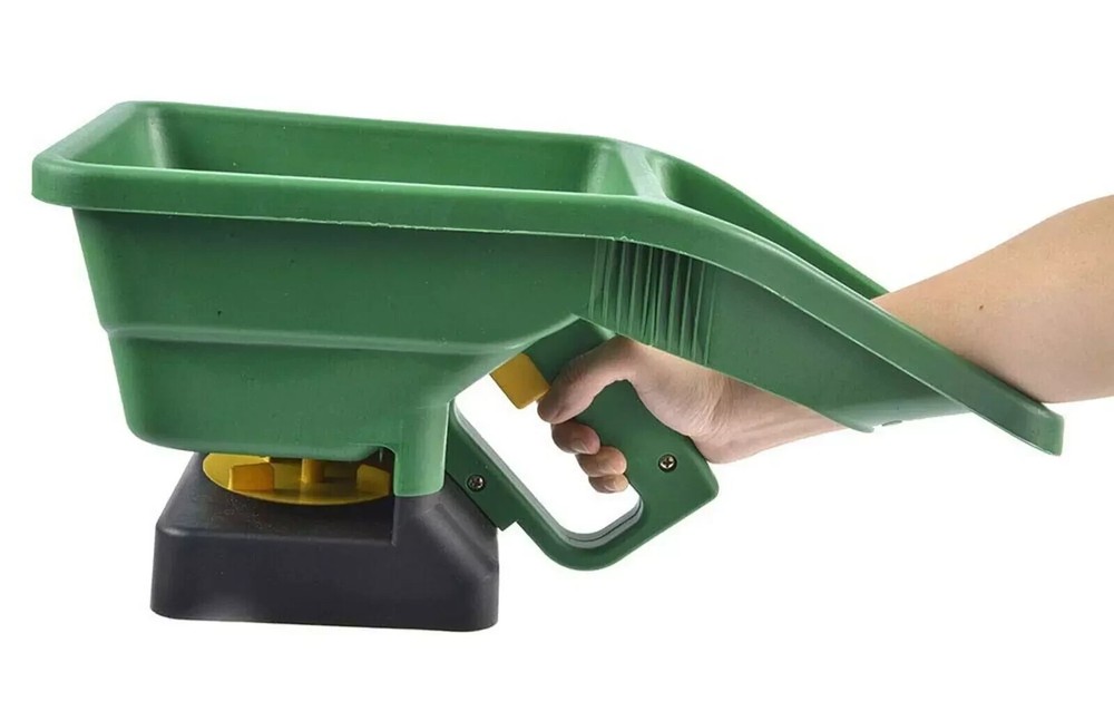 2 pack Gardener Handheld Spreader, green