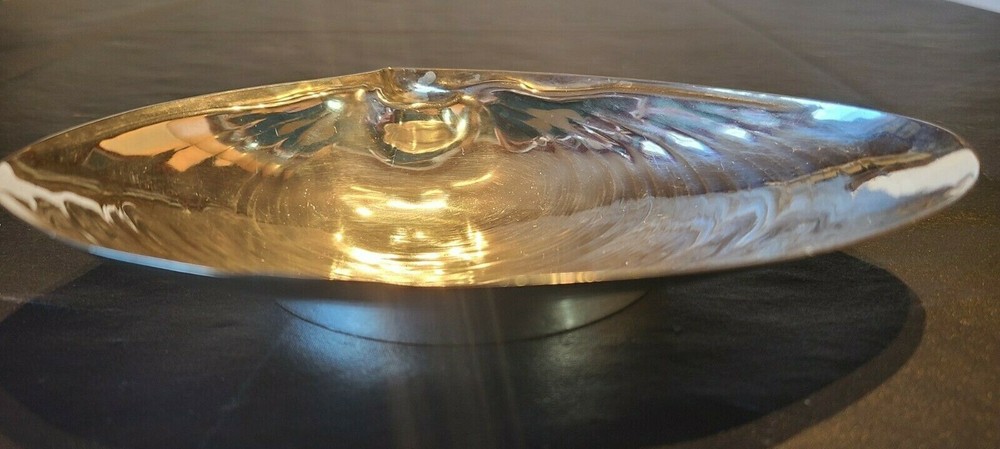 Sterling Silver- Clam Shaped Serving Bowl- Wallace Silversmiths- 3.3oz