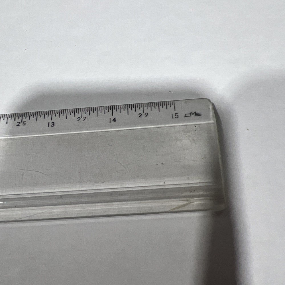 Vtg Post 2673-3 Drafting Machine Lucite Clear Plastic Scale Ruler. Used Surplus