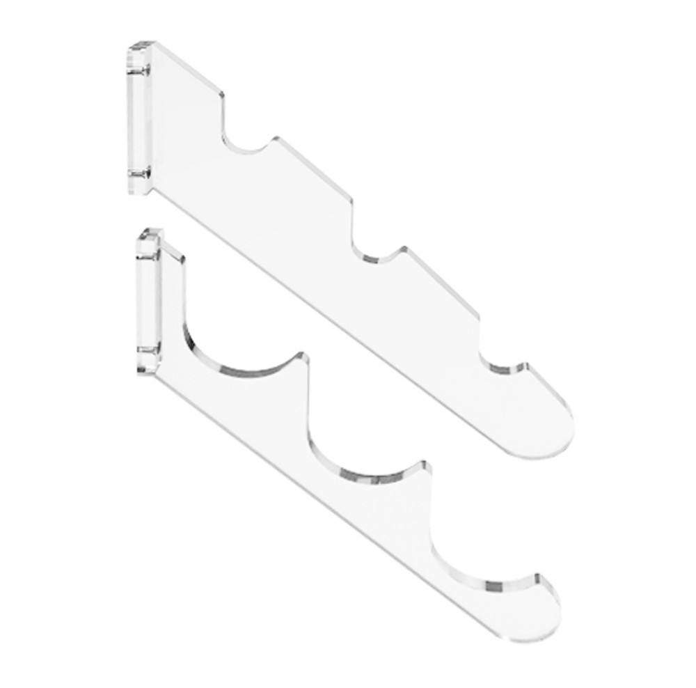 Baseball Bat Display Rack Clear Acrylic Baseball Bat Holder Wall-Mount Bracket