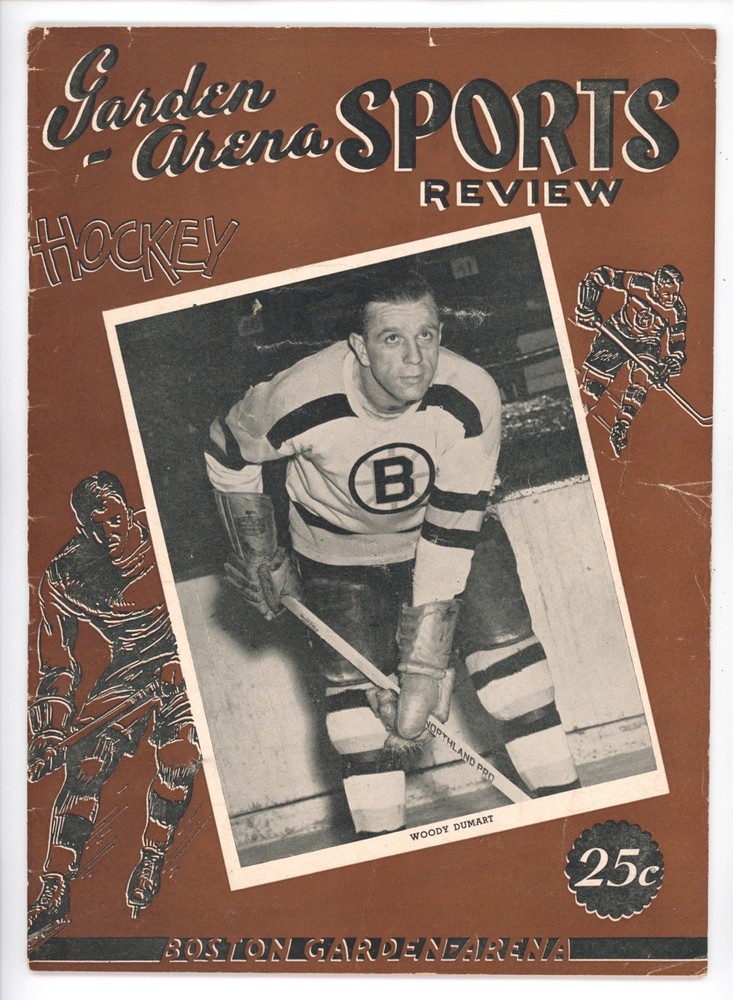 11/11/50 Chicago Black Hawks at Boston Bruins Program • Unscored