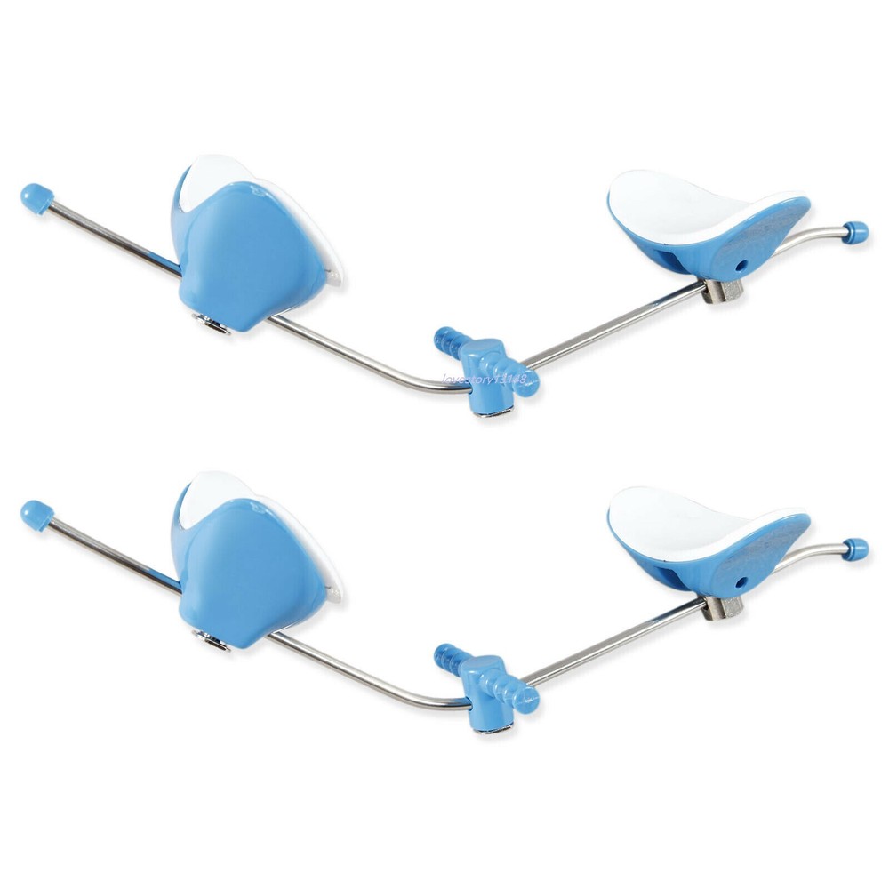 Blue Dental Ortho Forward Pull Headgear Single Bar with Single Lever Adjustable