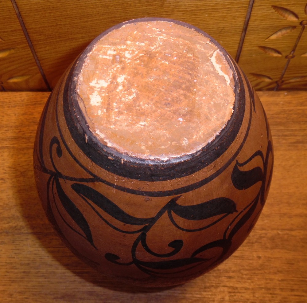 Decorative Art Pottery Vase - 10 3/4" Tall