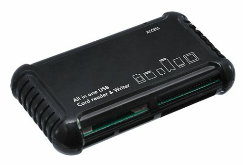 High Speed All-in-1 Memory Card Reader/Writer for SD/SDHC, Micro SD, CF, XD,