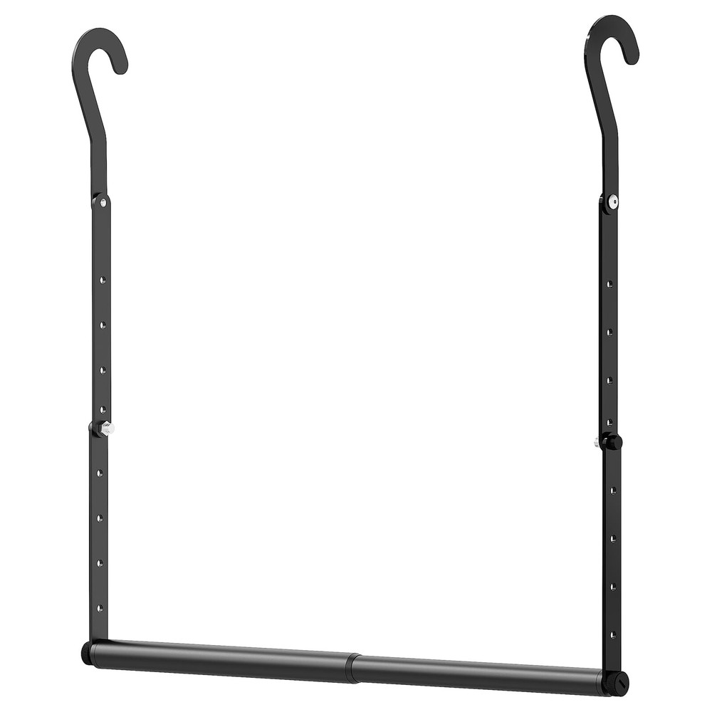 Wardrobe Rod Extender Adjustable Width and Height Wardrobe Hanging Organizer ...