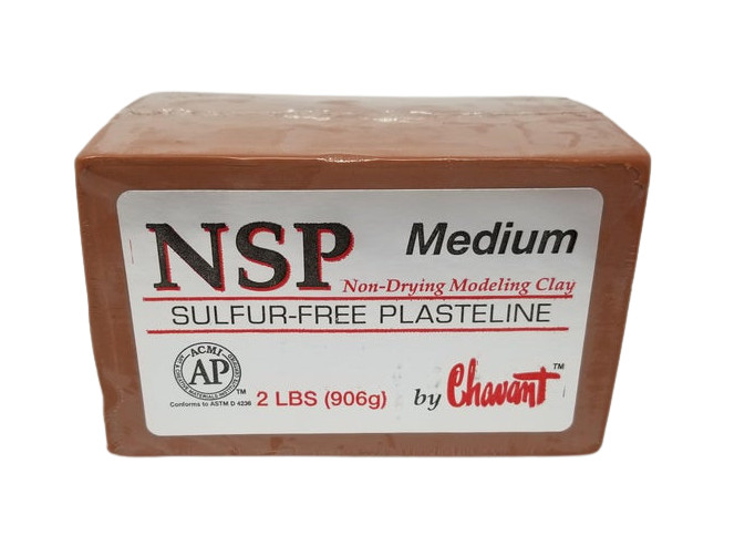 Chavant NSP Medium (Brown) - 1/2 Case (10 Bricks)