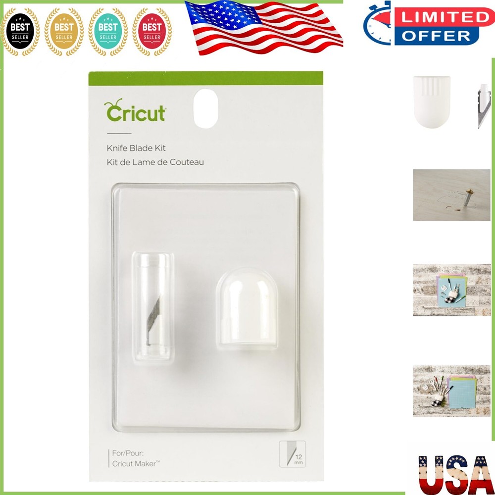 Durable 12mm Replacement Knife Blade for Maker Machine - Multicolored Cutting...