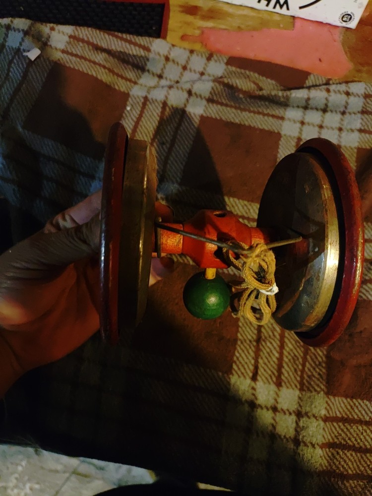 Vintage Metal Pull Toy