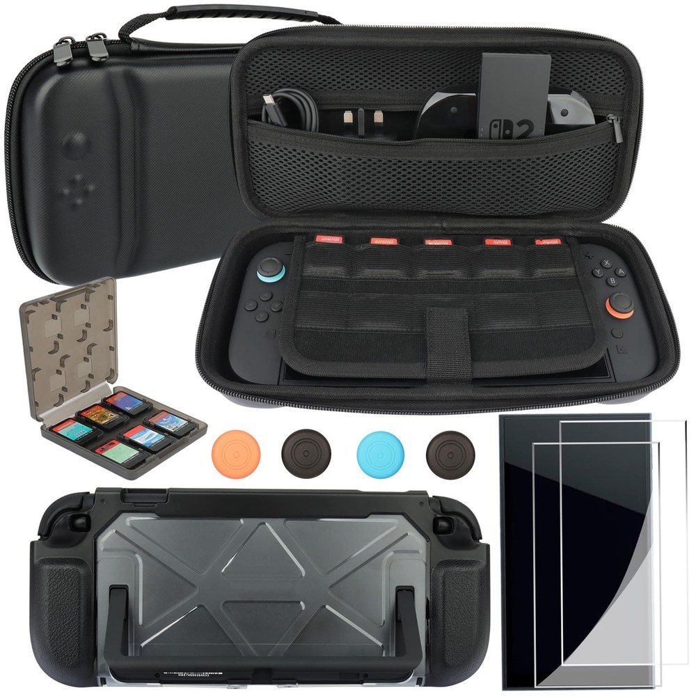 Carrying Case and Dockable for Nintendo Switch 2,8 SWITCH 2 BUNDLE