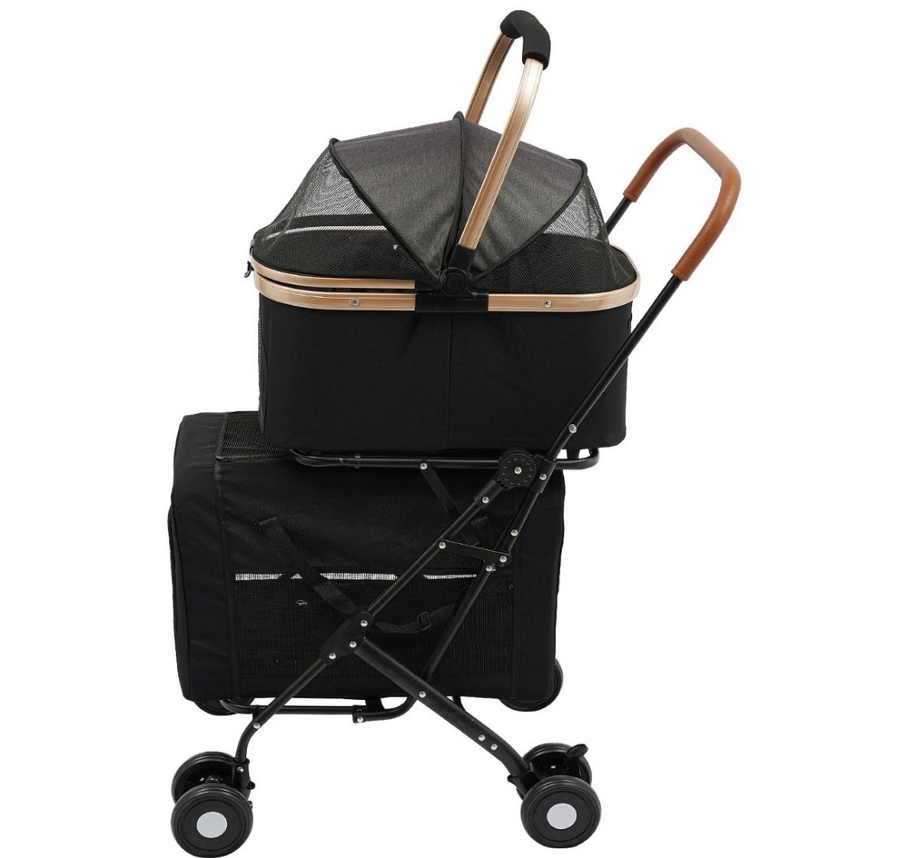 2 Tier Foldable And Separable Pet Stroller