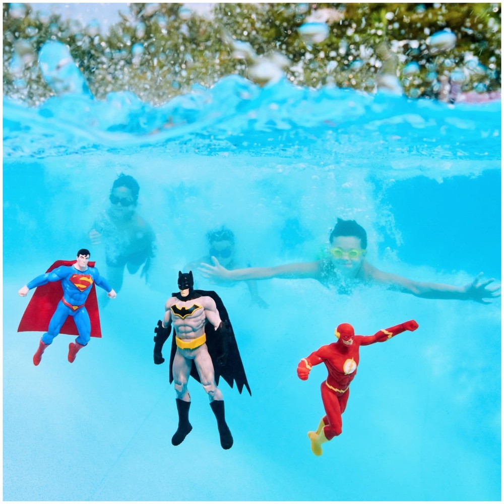 Swimways DC Dive Characters 3-Pack, Swimming Pool Accessories & Kids 1,