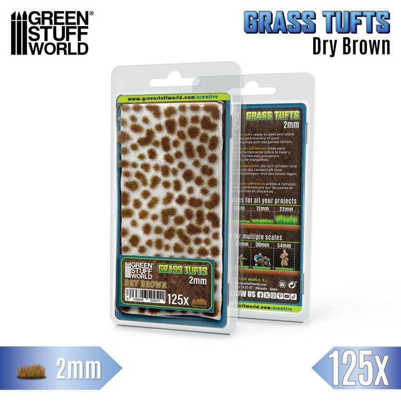 Grass Tufts - Dry Brown (2mm)