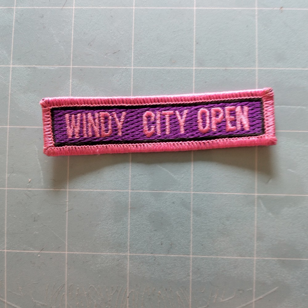Windy City Open Bar Patch size 3.5x1