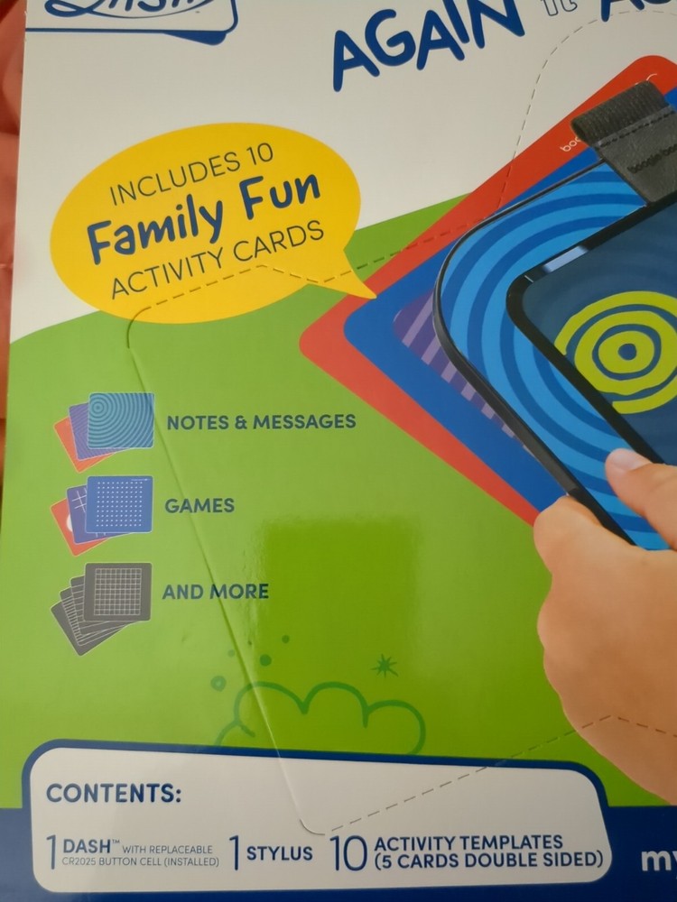 Dash Boogie Board Electronic Writing Tablet. New Free Shipping