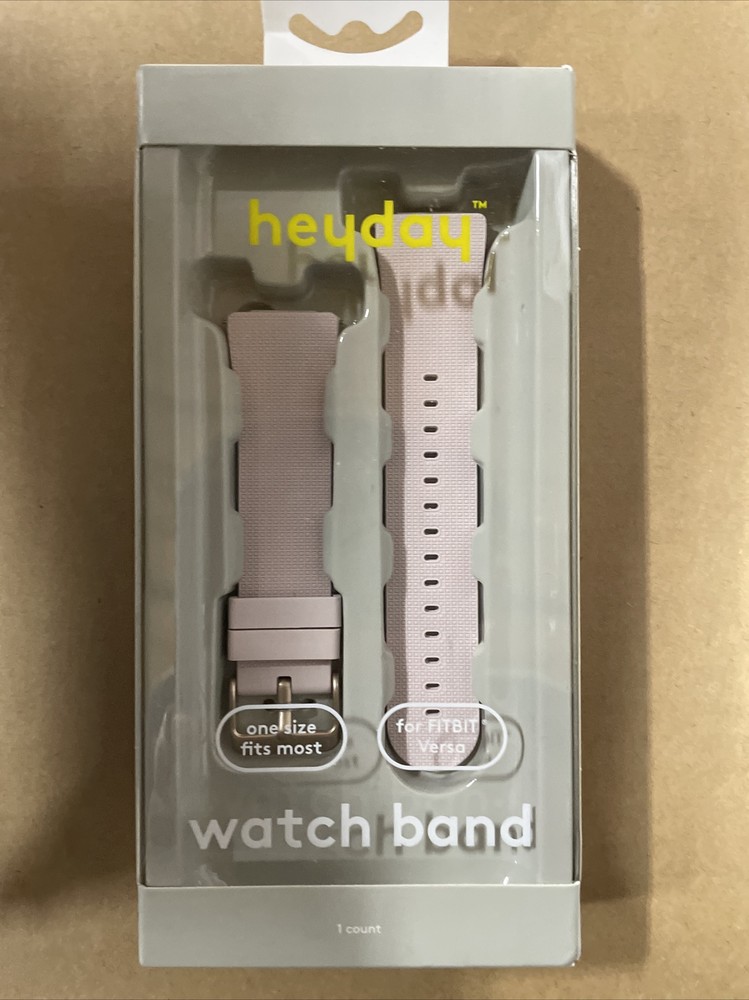 heyday Fitbit Versa Silicone Watch Band - Ballet Pink