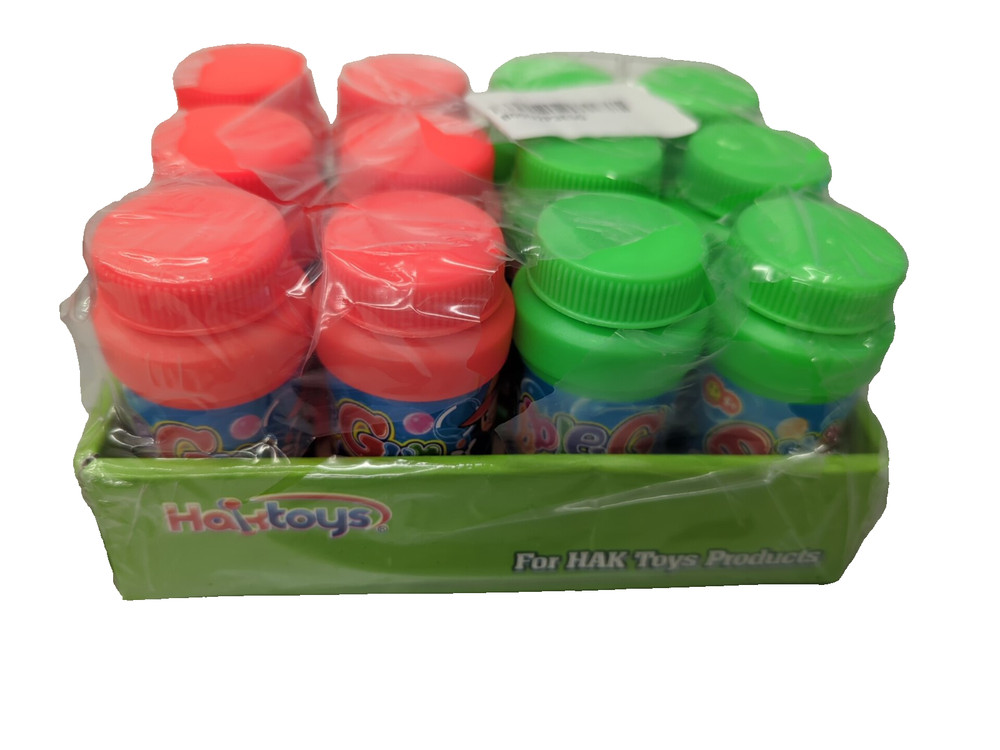 Big Bubble Bottle 12 Pack - 2oz Blow Bubbles Solution Novelty 12 Pack 2oz