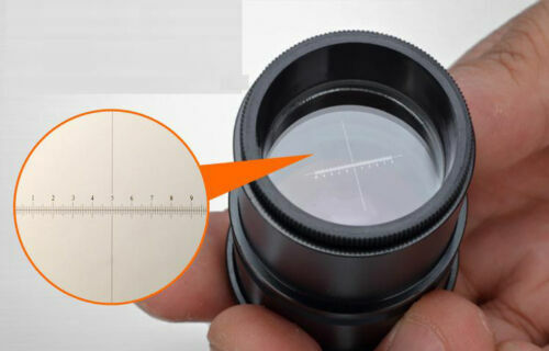 Microscope Eyepiece Graticule Measuring Glass Micrometer 19mm 20mm 24mm