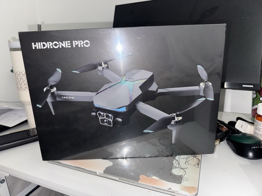 HIDRONE PRO Quadcopter Drone Black with Obstacle Avoidance and Remote Controller