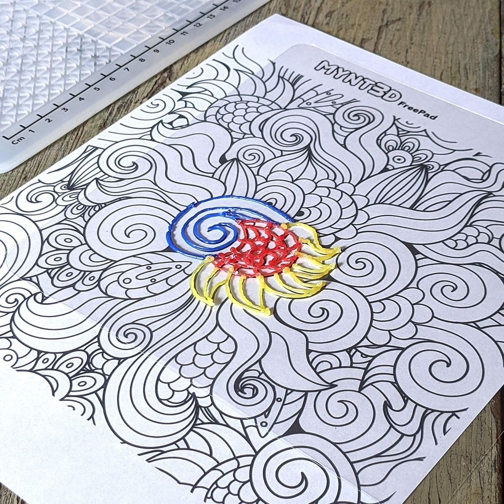 3D Pen Mat Kit DesignPad FreePad Multi Surface Drawing Aid for Adults
