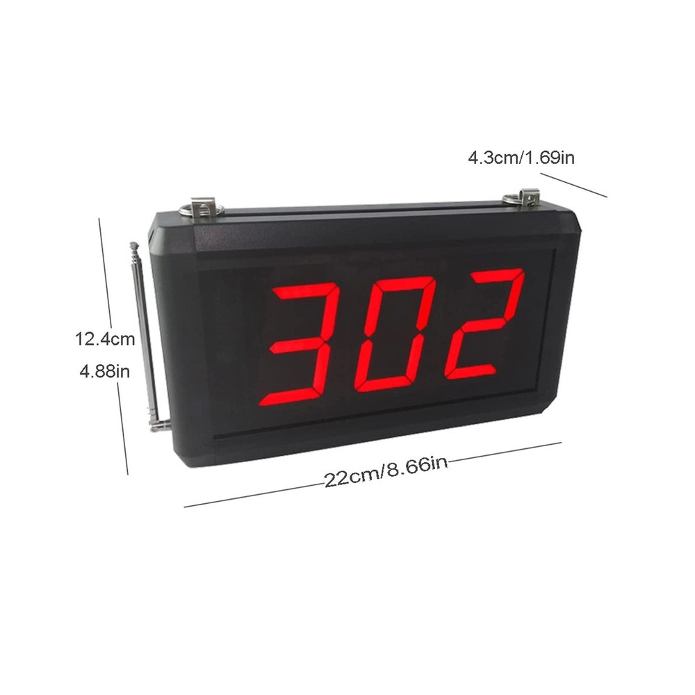 Queue Calling System Pager - Take A Number System Waiting Number System Custo...