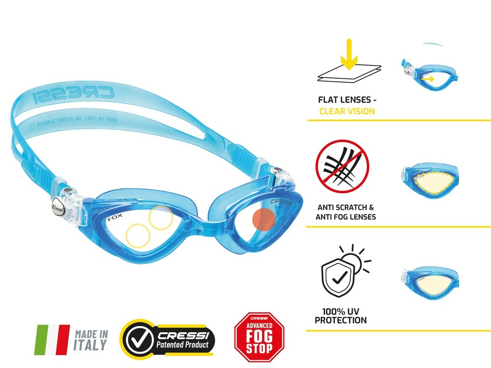 Fox Swim Goggles, Black