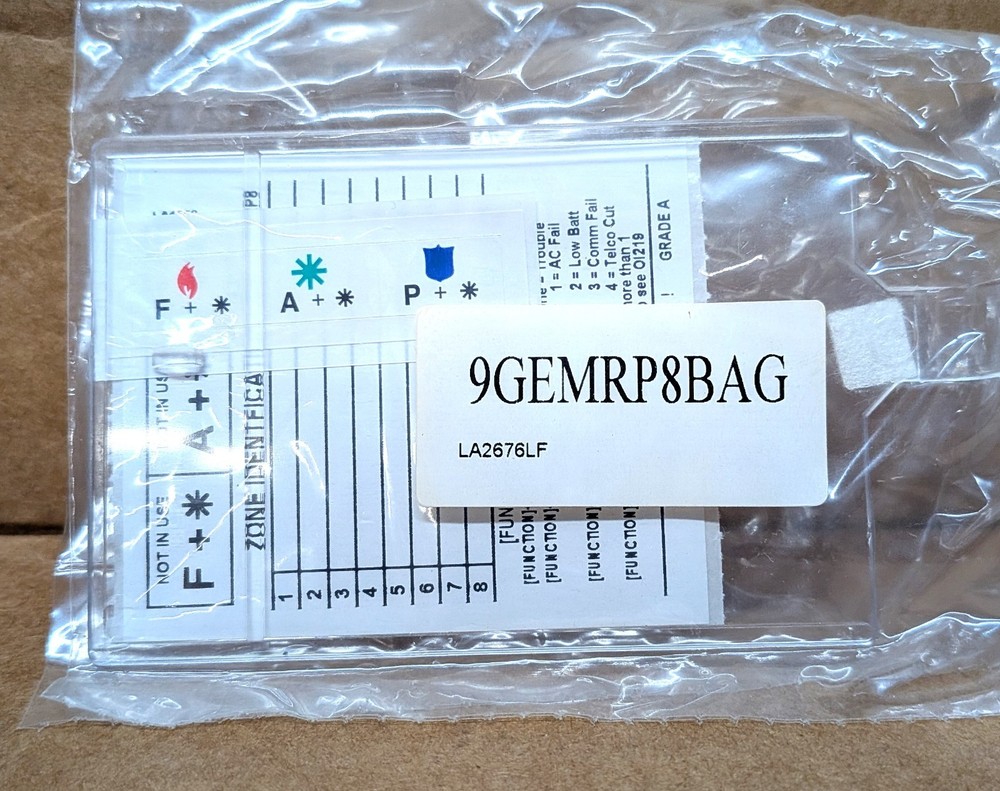 NAPCO GEMINI GEM-RP8 SECURITY SYSTEM DESIGNER KEYPAD