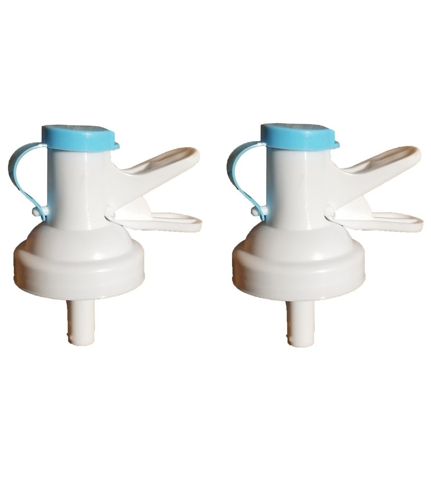 XYZ Boat Supplies 2 Pack 50mm Threaded Water Jug Dispenser Valve, Fits 1–5 Ga...