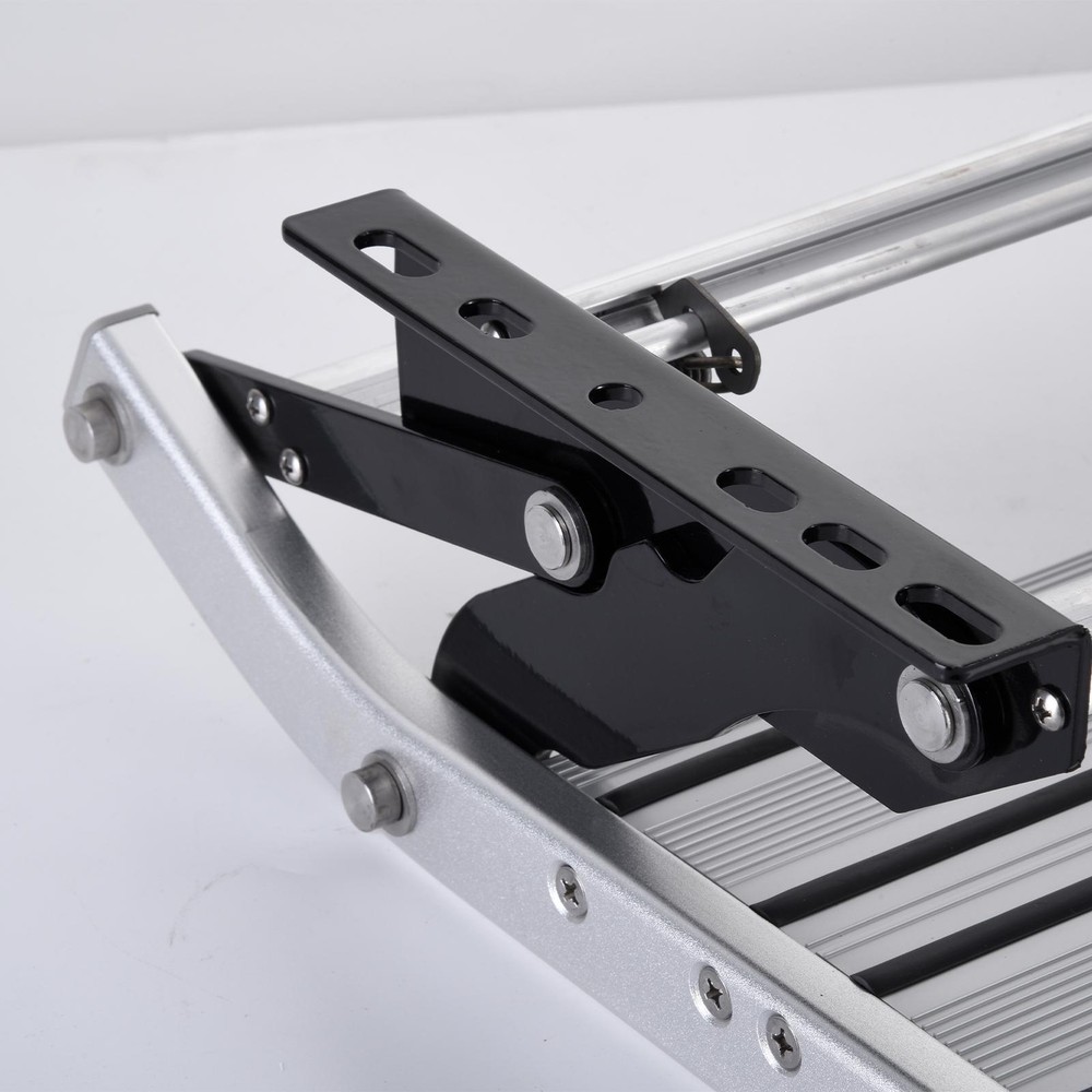 RV Step 20in Folding Manual Camper Steps Single Drop Down RV Stool 330Lbs Load