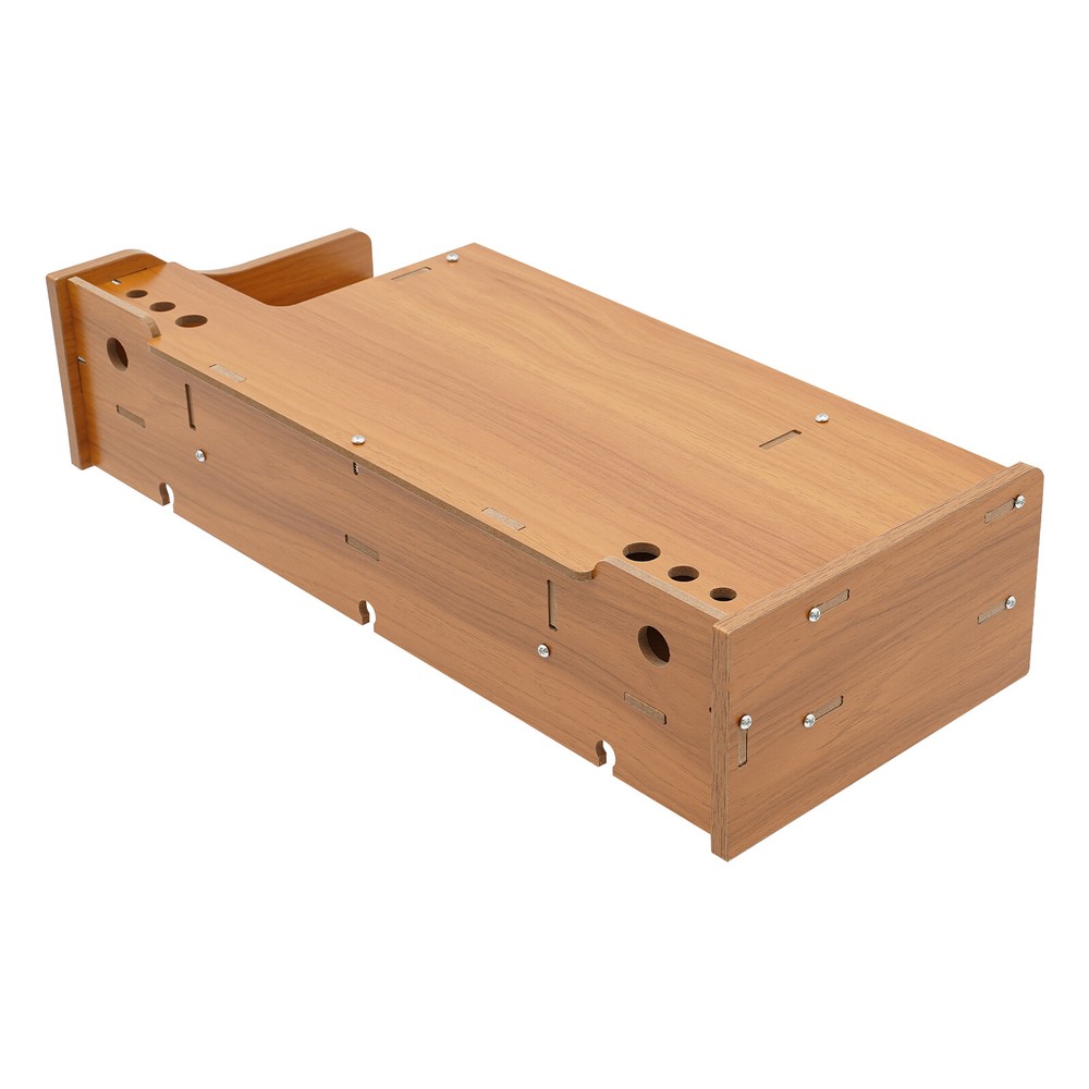 Monitor Stand Riser, Computer Laptop Riser Shelf with Lockable Organizer Drawers