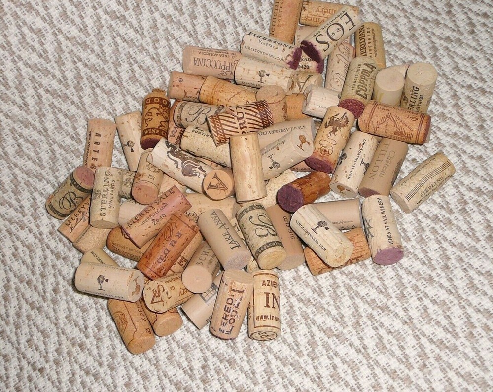 75 Used Wine Bottle CORKS for Art and Crafts Projects