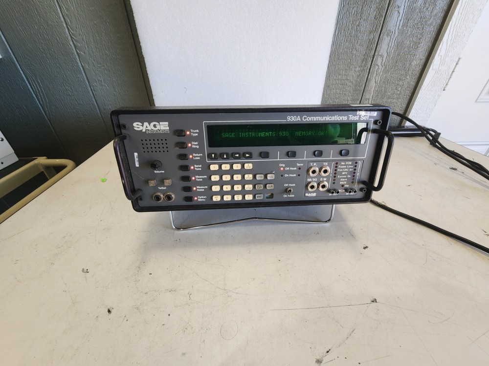 SAGE 930A Communications Test Set Good Unit #8