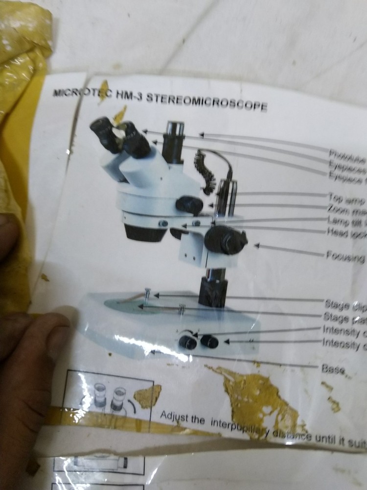 MICROTEC HM-3 ZOOM STEREO MICROSCOPES