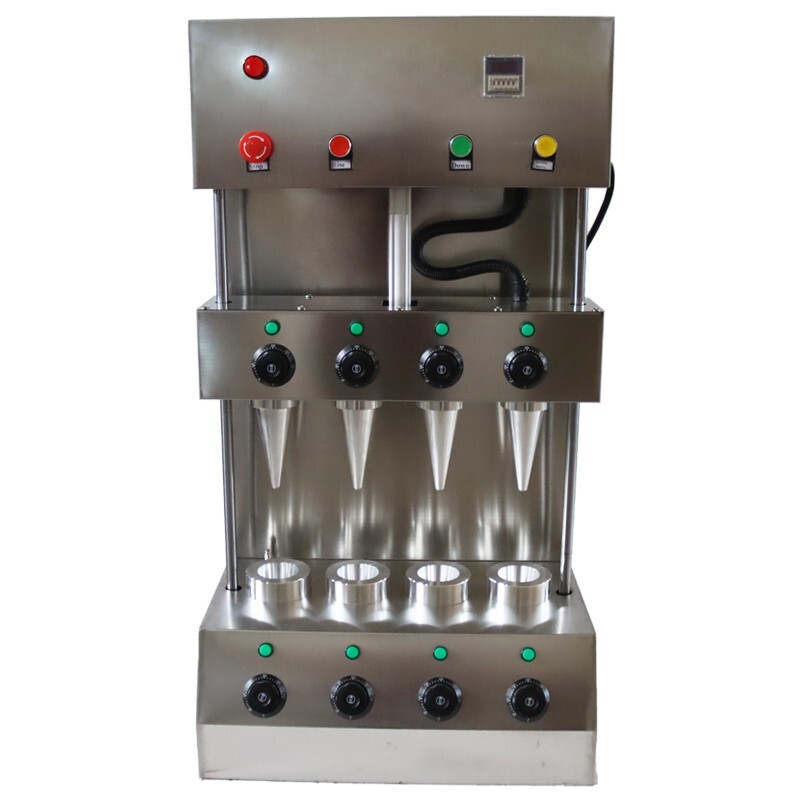 Techtongda 110V Commercial Handheld Pizza Cone Maker Pizza Cone Forming Machine