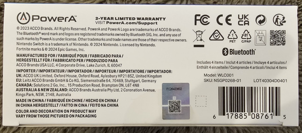 Fortnite Nintendo Switch Peely Bundle Case Controller Headphone Sealed w/ Codes