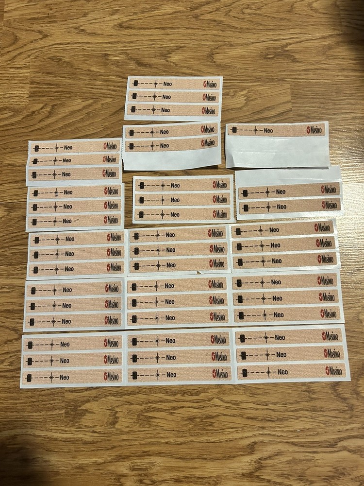 Masimo Pulse OX Sensor TAPE / Stickers NEW 44 tape strips