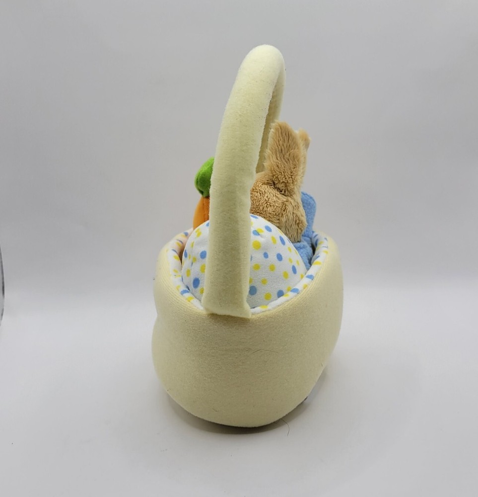 Beatrix Potter Peter Rabbit Plush Easter Basket 4-Piece Set NWOT
